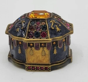 Jay Strongwater Multi Juwel Schmuck Box Pillenbox Waschtisch Dekor - Bild 1 von 9