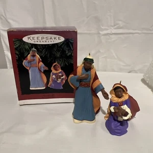 Hallmark Keepsake Ornament 1995 Heaven's Gift Set of 2 Ornaments - Picture 1 of 2