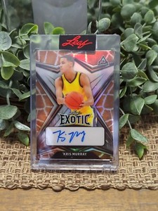 Kris Murray 2022 Leaf Exotic Giraffe Print Rookie Autograph 2/4