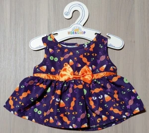 🎃 2023 HALLOWEEN Print Kleid - Treats & Eyes Build-a-Bear - Neu mit Etikett - Bild 1 von 2