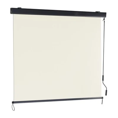 Store vertical pare-soleil extérieur marquise rétractable beige 4,8 kg UV 30+ - Photo 1/4