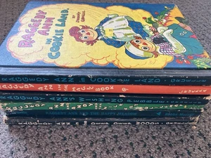 6 Vintage Raggedy Ann Andy HC Bücher 1960 1961 Posten von 6 von Johnny Gruelle - Bild 1 von 8
