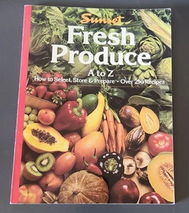 VINTAGE SUNSET COOK BOOK Fresh Produce 1987 Lane Softcover - Imagen 1 de 3