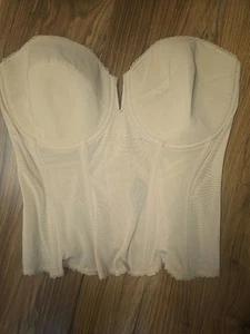 Dominique Vivienne Longline Strapless Torsolette40dd Beige 94793 - Picture 1 of 6