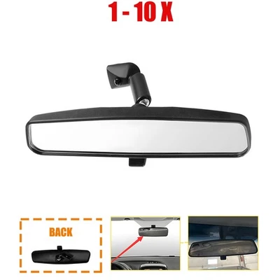 Espejo retrovisor interior negro para Toyota Tundra Camry Sequoia 878100C020 1-10X Foto 1 de 4