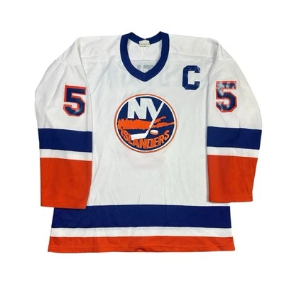 Vintage Denis Potvin New York Islanders NHL CCM Jersey Size Small (Measurements) - Image 1 of 4