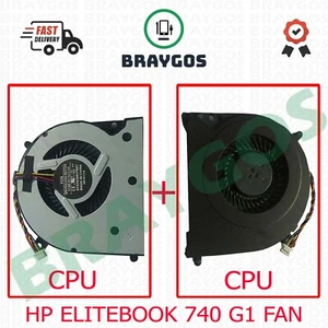 For HP EliteBook 740 G1 850 G1 840 G1 840 G2 745 G1 Laptop CPU Fan 730792-001 - Afbeelding 1 van 2