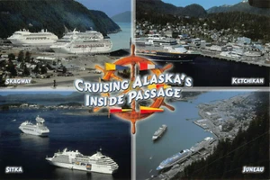 Postal Postal AK: Cruising Alaska's Inside Passage, Multiview, Cromo, 4x6 - Imagen 1 de 2