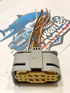 Mercedes-Benz Headlight Lamp Wiring Harness Connector Pigtail Plug PA66 GF25 A3 - Picture 1 of 5