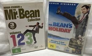 Rowan Atkinson In The Mr Bean Collection And Mr Beans Holiday 4 DVDs (TESTED) - Picture 1 of 8