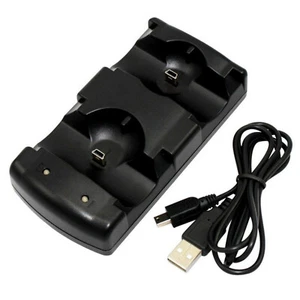 2 In 1 Dual Charging Station Charger For PS3 Move /Playstation 3 Controller - Zdjęcie 1 z 9