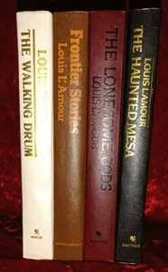 LOUIS L'AMOUR - Lot of 4 HB Books (A Combined Total of 6 of His Classic Stories) - Foto 1 di 10