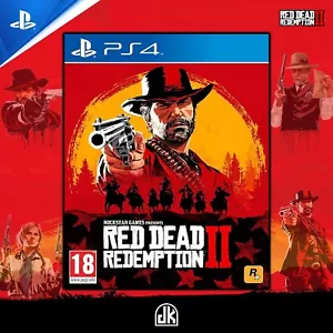 Red Dead Redemption 2 - Juego Sony PS4 - Incluye Mapa - Ambos Discos - Imagen 1 de 5