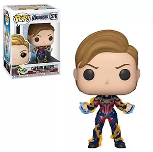 Avengers Endgame Movie Captain Marvel Vinyl POP Figure Toy #576 FUNKO NIB - Picture 1 of 1