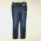 Ana Jegging Jeans Women's Size 0 Blue Distressed Stretchy Denim Pants New