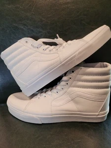 Vans SK8-HI VN000D5I00 True White Skateboarding Men 7 Women's 8.5 - Brand New - Picture 1 of 9