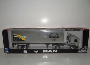 NEW RAY MAN Truck & Trailer Dealer Promo 1:32 Diecast Model LongHauler - Boxed - Picture 1 of 12