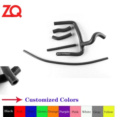 Manguera de radiador de silicona negra para Honda CR250 CR250R CR 250R 2 tiempos 2000 2001 Foto 1 de 4