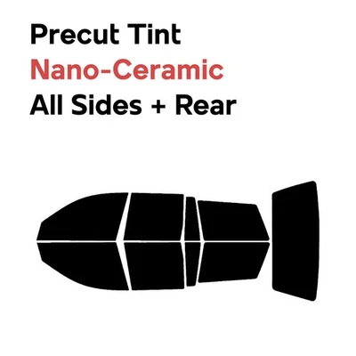 Película de ventana precortada coche nano tinte cerámico para Volkswagen Jetta 1999-2005 vagón Foto 1 de 4