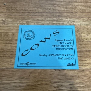 Buccinator Supernova Unsane Vacas Volante De Colección Original Show @ The Whiskey - Imagen 1 de 7