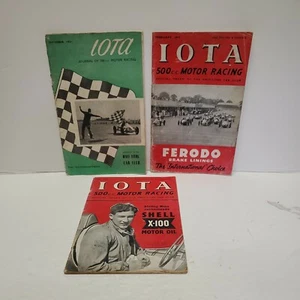 1951-1953 IOTA MOTOR RACING HALF LITRE CAR CLUB MAGAZINE LOT 3 - Picture 1 of 10