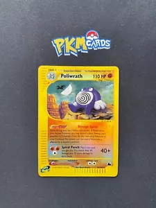 Juego de cartas coleccionables Pokémon Poliwrath Skyridge 26/144 holograma inverso raro LP. - Imagen 1 de 4