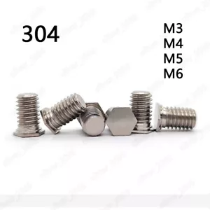 Tornillos remachadores a presión de cabeza hexagonal de acero inoxidable 304 M3 M4 M5 M6 - Imagen 1 de 5