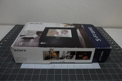 Sony S-Frame DPF-D95 Digital Photo Pictures Frame 9" Black With Remote - Image 1 of 4