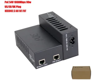 Alimentation POE industrielle 90W Gigabit sortie adaptateur haute puissance 90w 52v/2a - Photo 1/7