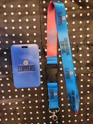 Los Angeles Clippers NBA Lanyard Keychain & ID Holder  - Image 1 of 2