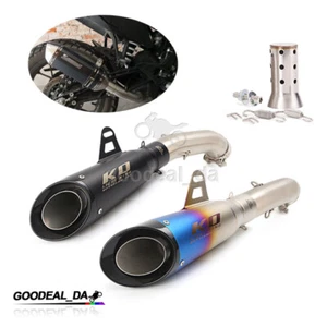Tubo de escape medio + silenciador 51 mm modificado para Duke 390 250 125 RC390 2021-2023 - Imagen 1 de 14