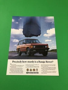 1989 1990 1991 1992 1993 1994 RANGE ROVER ORIGINAL PRINT AD ADVERTISEMENT B47 - Picture 1 of 1