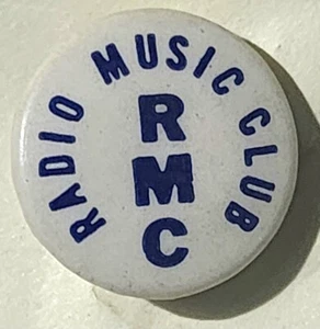 Vintage RMC Radio Music Club Pinback Button selten - Bild 1 von 2