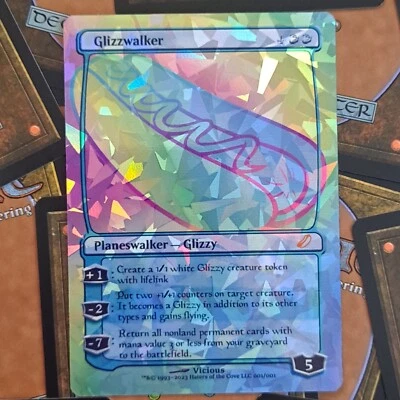 Glizzwalker Planeswalker Rainbow Rare Holo Card - Image 1 of 4