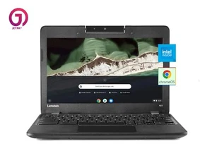 Lenovo chromebook 11.6" Laptop Intel 1.60 GHz 4 GB RAM 16 GB eMMC Bluetooh HDMI - Picture 1 of 11