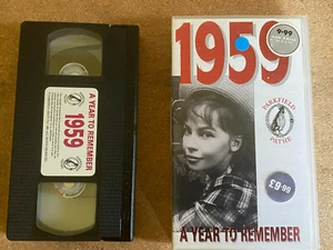 1959 a year to remember world documentary VHS PAL VIDEO - Foto 1 di 1