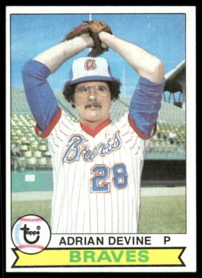 1979 Topps #257 Adrian Devine Atlanta Braves Baseball Card - Image 1 of 2