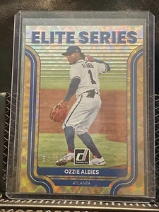 Ozzie Albies 2022 Donruss Elite Series #'d/999 #12 Braves - Picture 1 of 2