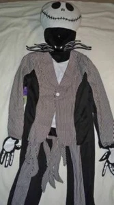 Disney Nightmare Before Christmas Jack Skellington Halloween Costume Adult L - Picture 1 of 7