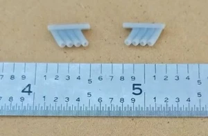 RESIN 3D PRINTED 1/43 PRO MOD FENDER MOUNT ZOOMIE HEADERS DRAG ZOOMIES - Picture 1 of 2