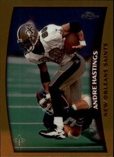1998 Topps Chrome Football Card #69 Andre Hastings