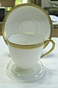 Gorgeous Demitasse Cup & Saucer by D & C. France L. Bernardaud & Co. Limoges  - Picture 1 of 5