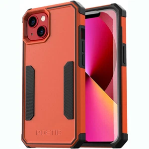 Poetic Neon Series Case 2021 New Cover for iPhone 13 Mini 5.4 Inch Orange - Picture 1 of 6