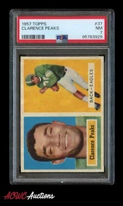 1957 Topps #37 Clarence Peaks PSA 7 (NM) RC - Picture 1 of 2