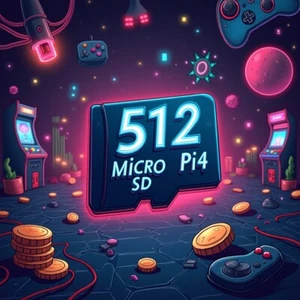 Ready2Play Micro-SD 512 GB for Raspberry Pi 4 [4/8 GB] - NEW BUILD - Afbeelding 1 van 9