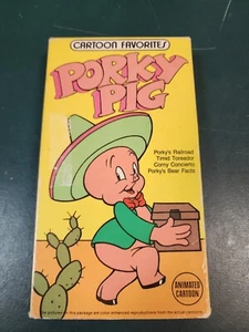 Porky Pig Cartoon Favorites 1993 VHS - Picture 1 of 3