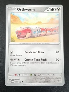 ORTHWORM 138/182 POKEMON CARD (NM) - Picture 1 of 2