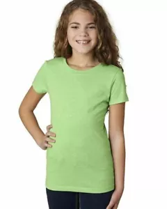 Next Level Youth Princess Girls CVC Crew Neck T-Shirt XS-XL 3712 - Picture 1 of 54
