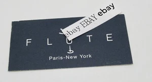 Flute Champagne Bar 54th St. Midtown New York / Paris L'Etoile Business Card - Picture 1 of 2