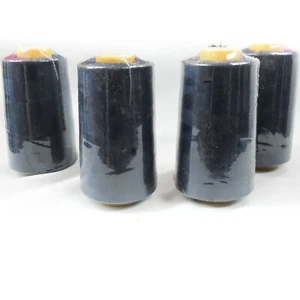 Perial Co 4 Cones of Polyester Threads for Sewing Quilting Serger Navy Blue - Picture 1 of 1